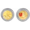 Moneta 10 Dukatów Olsztyn (odwrotny bimetal)